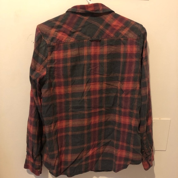 Roots red and grey classic Canadian plaid 100% cotton - Picture 3 of 7